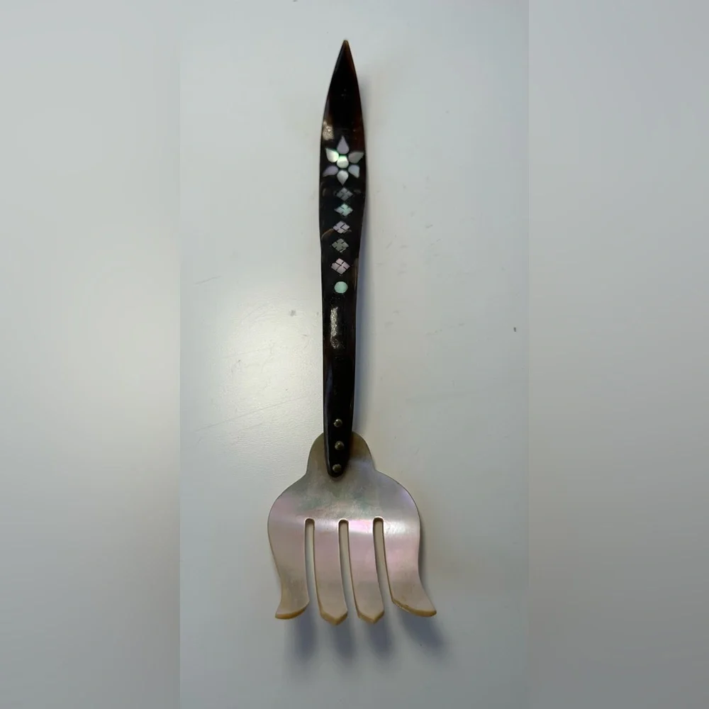Decorative Black and Silver Fork